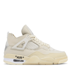Air Jordan Retro 4 'OFFWHITE -Sail'