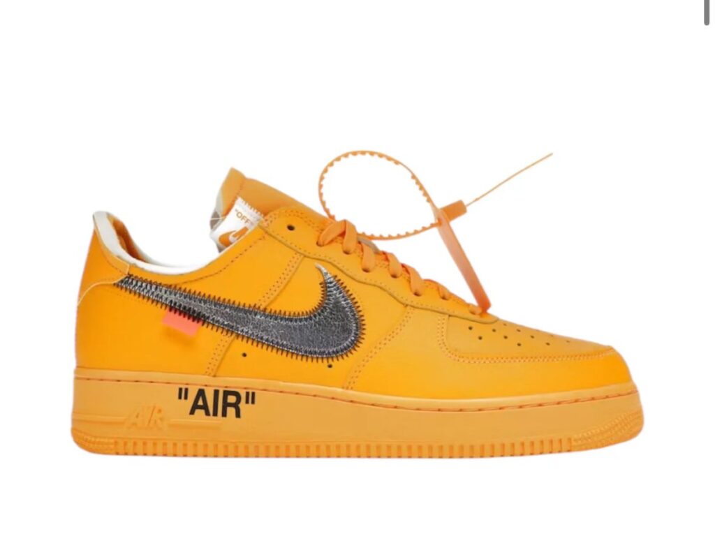 Air Force 1 Off White ICA University Gold